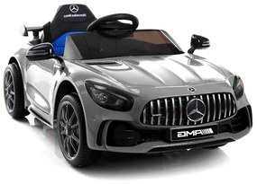 Auto na akumulator mercedes gtr srebrny lakierowany