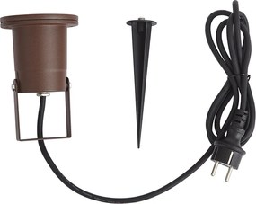 Nowoczesny reflektor rdzawobrązowy IP65 - Basic Rusty