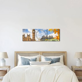 Obraz - Big Ben, Londyn (z zegarem) (90x30 cm)
