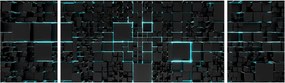 Obraz - Interfejs technologiczny (170x50 cm)