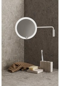 Ścienne lustro kosmetyczne z oświetleniem powiększające (5x) ø 20 cm MODO – Blomus