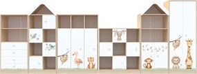 Komplet mebli do przedszkoli i żłobków Blox Nature 2