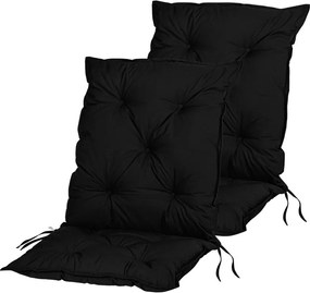 STILISTA Zestaw 2 poduszek do krzeseł niskich, antracyt