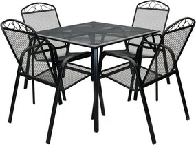 Metalowy stół ogrodowy - 72 x 90 x 90 cm