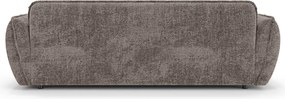 Szarobrązowa sofa z tkaniny szenilowej 250 cm Nelia Big – Ropez