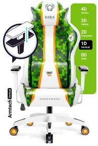 Fotel Gamingowy Diablo X-One 2.0 Small: Craft Edition