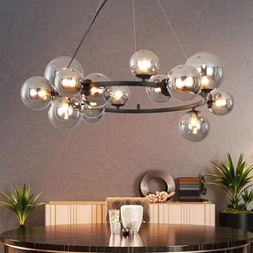 NETTLIFE Lampa wisząca do jadalni, lampa wisząca do salonu - lampa wisząca na 14 żarówek G9