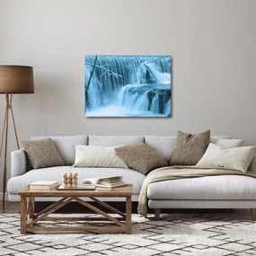 Obraz - lodowe wodospady (70x50 cm)
