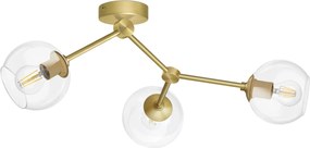 Niska mosiężna złota lampa sufitowa GT-S3K