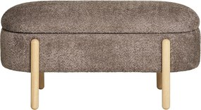 Ławka z Miejscem do Przechowywania Branca, Brązowy, 40x97x48 cm, Kendra Home