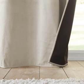 Zasłona termiczna na przelotkach VELVET, warstwa podwójnego polaru z mikrofibry, 140 x 260 cm