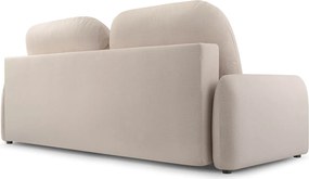 Sofa z Funkcją Spania SORENO Beżowa Nowoczesna