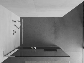 Mexen Kioto+ L ścianka prysznicowa z półką Walk-in 50 x 200 cm, transparent, chrom - 800-050-123-01-00