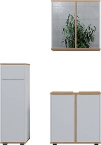 Zestaw mebli łazienkowych biały/artystyczny 60x30x62 didi