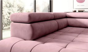 Narożnik CHIVAS L Prawostronny z Elektryczną regulacją siedziska wolnostojący tkanina Element 24 WERSAL