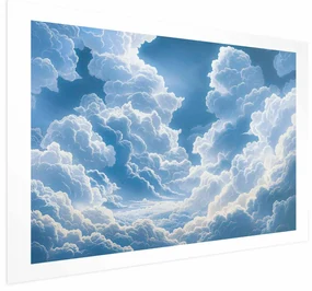 Plakat Niebo i puchate chmury 90x60 cm bez ramy z marginesem ARTGEIST B