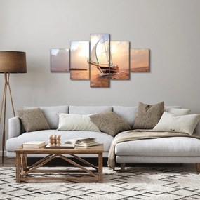 Obraz jachtu (125x70 cm)