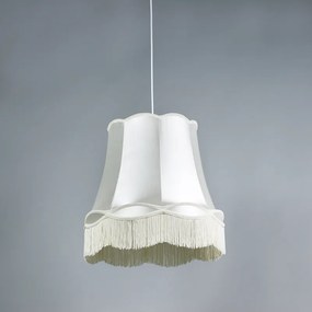 Zestaw 4 x lampa wisząca kremowa 45cm - Granny