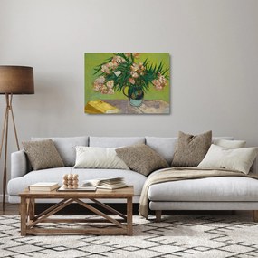 Obraz na szkle - Vincent van Gogh, Oleanders, reprodukcje (70x50 cm)