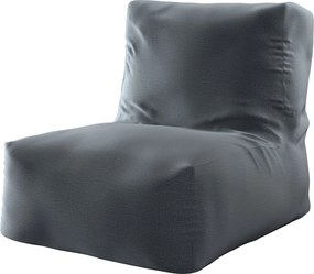 Puf-fotel kolor szary tkanina welwetowa