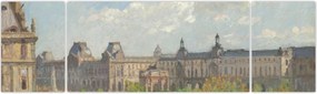 Obraz - Camille Pissarro, Place du Carrousel, Paris, reprodukcje (170x50 cm)