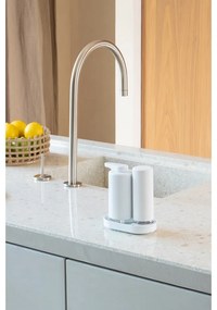 Biały plastikowy stojak na akcesoria do mycia naczyń SinkStyle – Brabantia