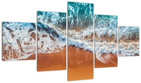 Obraz plaży morskiej (125x70 cm)