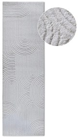 Kremowy chodnik 80x240 cm Chappe Cream White – Elle Decoration