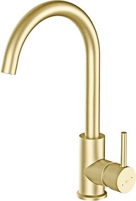 Kiwo bateria zlewozmywakowa szczotkowanego złota - Essebagno