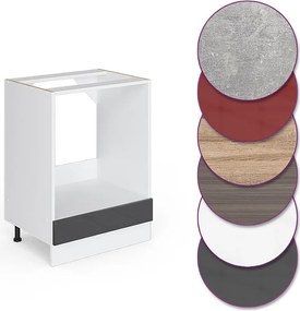 Szafka kuchenna antracyt wysoki połysk 60x60x81.6 r-line