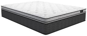 Materac hybrydowy ze sprężynami kieszeniowymi z nakładką na materac hybrydowy GAMIANI marki YSMÉE - 180 x200 cm