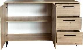 Komoda FIORA 140 cm do Salonu Sypialni Dąb artisan