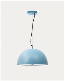 Niebieska lampa wisząca z metalowym kloszem ø 39,5 cm Catlar – Kave Home