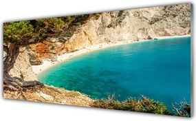 Panel Szklany Skalista Zatoka O Poranku
