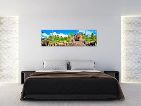 Obraz - Słonie, Sri Lanka (170x50 cm)