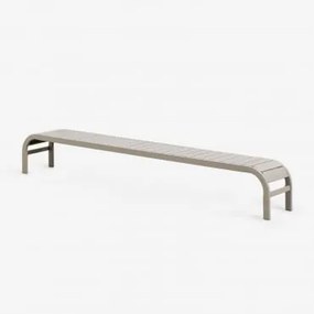 Stolik Pomocniczy Do Leżaka Z Stali Marietta Pszenica Brązowa - Sklum