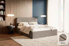 Łóżko Pure 160x200, tkanina WIND 11, stelaż metalowy