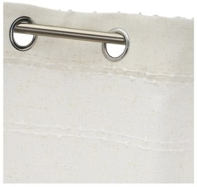 Białobeżowa zasłona z mieszanki lnu 140x260 cm Nodes – Casa Selección