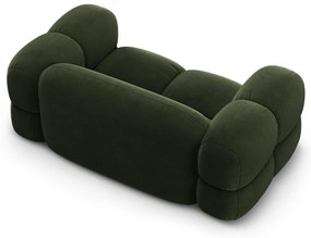 Zielona aksamitna sofa 180 cm Loretto – Cosmopolitan Design