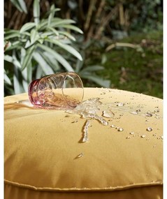Musztardowy puf Nedra – Kave Home