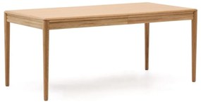 Rozkładany stół z dodatkowym blatem w dekorze dębu 90x160 cm Lenon – Kave Home