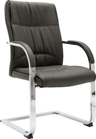Szare ergonomiczne krzesło biurowe A1-B04