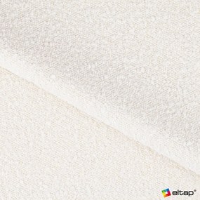 Białe tapicerowane łóżko dwuosobowe ze schowkiem ze stelażem 140x200 cm Dizzle – ELTAP