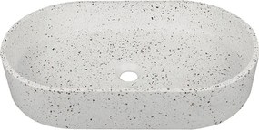 Umywalka nablatowa z betonu lastryko