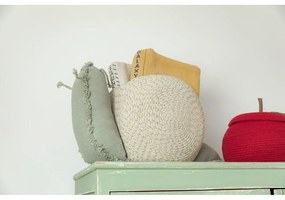 Kremowo-szałwiowy tekstylny dziecięcy kosz na zabawki 60x24x30 cm Big Snail – Lorena Canals