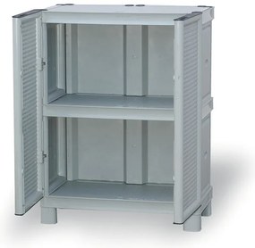 ArtPlast Szafa plastikowa półkowa, , 700 x 390 x 920 mm, szara