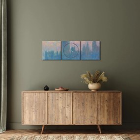 Obraz - Claude Monet, The Houses of Parliament, Sunset, reprodukcje (z zegarem) (90x30 cm)