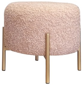 Pufa OLA LOFT ławka podnóżek metal złoty Rolf2