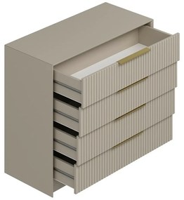 Komoda z lustrem Kale Beige