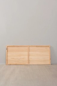 Rustiek Drewniane wezgowie do óek 160 i 150 cm Naturalne